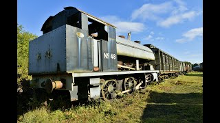 Tanfield railway. Drone flight, Co Durham. October 2020.