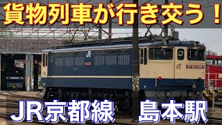 ライブ  「祝日の夜だけど貨物列車来るかな？」【島本駅】