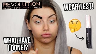 TESTING MAKEUP REVOLUTION BROW TINT (ALL SHADES) + WEAR TEST!