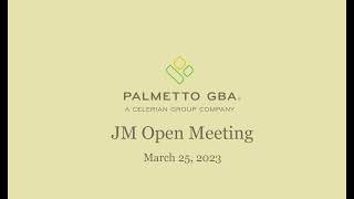 JM Open Meeting March 25, 2024