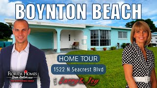 Boynton Beach Home Tour | Florida Property Tour | 1522 N Seacrest Blvd