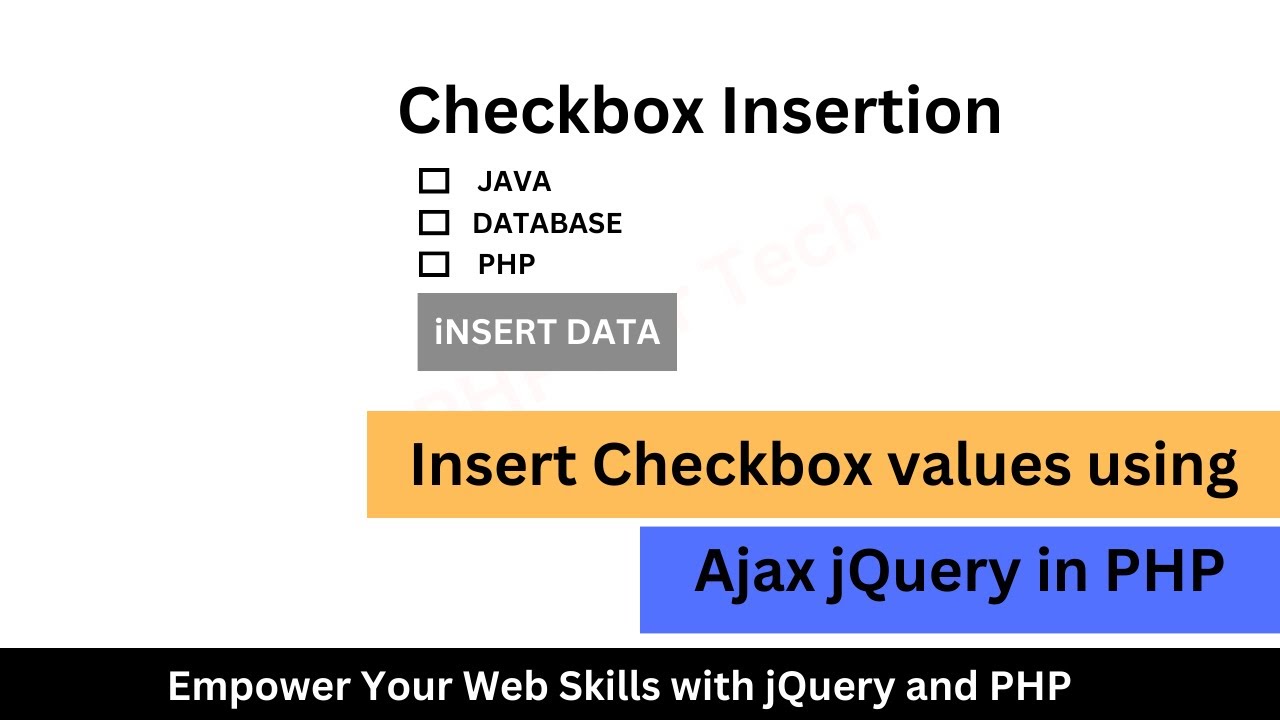 Insert Checkbox Values Using Ajax JQuery In PHP || Insert Checkbox ...