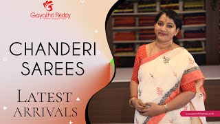 New Chanderi Sarees Collections || Gayathri Reddy