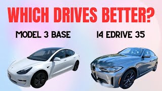 Which Drives Better? 2023 BMW i4 eDrive35 VS 2023 Tesla Model 3 Standard Range. Part 1