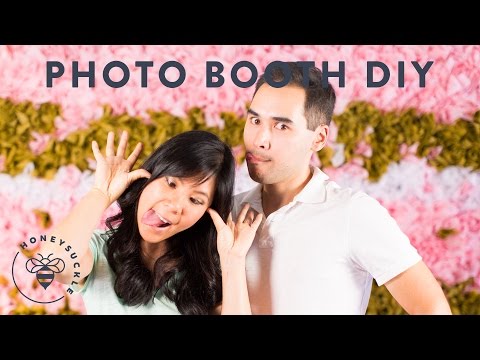 A DIY Photo booth Backdrop Wall - Honeysuckle A DIY Photo booth Backdrop Wall - Honeysuckle