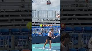 Tennis Star 🌟 ⭐️Anna Kalinskaya amazing backhand  #tennisplayer #usopen #tennis #nickiminaj #barbie