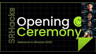 Opening Ceremony || SR Hacks 2023 || Science Rendezvous UofT St. George || @UofTEngDean