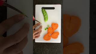 Transform Carrots into Strawberries-Vegetable Carving @foodife #foodart #vegetablecarving #cooking