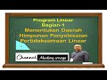 Menentukan Daerah Himpunan Penyelesaian Pertidaksamaan Linear, Program Linear Bag 1