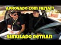 SIMULADO PRÁTICO DETRAN - APROVADO COM FALTA!!! (EDUARDO) #DETRAN #CNH #AUTOESCOLA