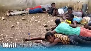 Horrific moment gunmen open fire on reporters in Haiti