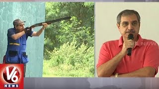 Telangana State Shooting Competitions Ended In Hyderabad Central University | V6 News