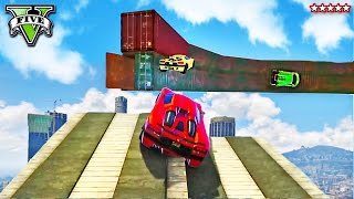 GTA 5 Stunt Races | WALLRIDE CIRCLE OF HELL! Extreme Daredevil Racing \u0026 Stunts (GTA 5 Funny Moments)