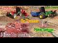 DIY Mini Farmhouse for Rc Tractors dc Motor working New Setup Upgrade @MrPendujatt22