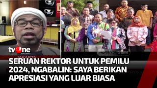 Seruan Rektor Untuk Pemilu 2024 | AKIP tvOne