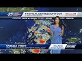 Tracking Tropical Depression Four latest update