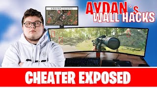 Aydan is cheating again when streaming - Warzone wallhacks with aimbot + Cronus