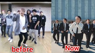 BTS before vs now | BTS mere Sapno ki rani x the box remix