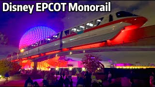 ⁴ᴷ⁶⁰ Exploring the EPCOT Monorail at Disney World