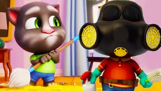 Talking Tom 🐱 ¡Diversión Chirriante Limpia! 💫 Super Toons TV Dibujos Animados en Español