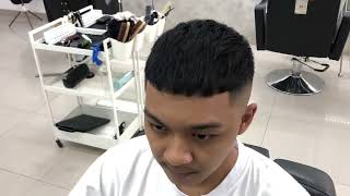 potongan rambut french crop