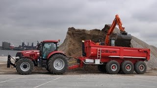 Case IH puma 230 cvx \u0026 DEWA \u0026 Hitachi Zaxis 140W - Wilvagro bvba