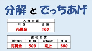 伝票【一部現金取引】仕訳の考え方(日商簿記3級)