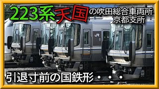 廃車寸前の117系と転属してきた221・223系の現在【向日町観察】