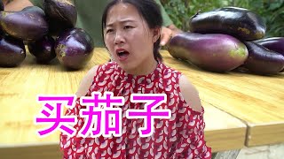 老光棍卖茄子，美女一连买三天，光棍智商太搞笑了，人才啊【百花娱乐】