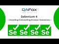 Selenium 4 - Installing and Uninstalling extentions or addons in Firefox Browser