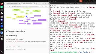 Using the `sed` stream editor