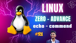 echo command | Linux ZERO TO ADVANCE | Linux video series 21 #linux #opensource #devops #sysadmin