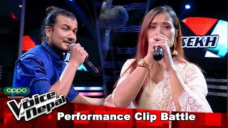 Sudita Vs Abisekh "Manche Ko Maya" Battle Round - The Voice of Nepal 2021