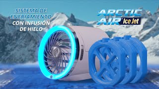 Enfriador personal portatil con 7 colores - Artic Air Ice Jet