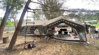 BORNEO GLAMPING ARTSCAPE @ CITRAKARYA 2024 AT DESALAND LABUAN SETUP COODY TENT + NATUREHIKE