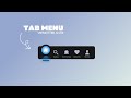 How To Create Tab Menu Indicator Using Only Html & Css
