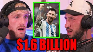 Logan Paul Reacts To Lionel Messi REJECTING $1,600,000,000