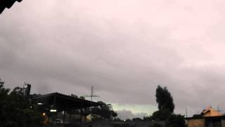 Temporal passando por Esteio/RS - 17/09/2012