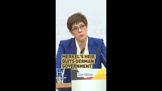 Merkel's 'successor' resigns, what next for Germany?