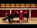 Die Lotosblume by Robert Schumann (Parker Carls, soprano)