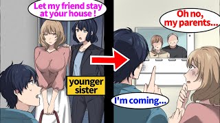 【Manga】My sister's friend had all her money stolen by her parents, and they disappeared. And she...