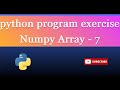 numpy array 7.Write a NumPy program to create a 2D array with 1 on the border and 0 inside?