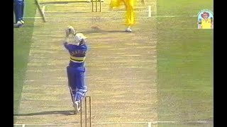 What a player! Aravinda De Silva's three brilliant 6s vs Australia ODI Adelaide Oval 1989/90