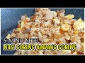 Nasi Goreng Bawang Goreng | 5-Minit Setel | Resepi Bujang