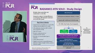 RADIANCE-HTN SOLO: primary outcomes of renal denervation - session webcast