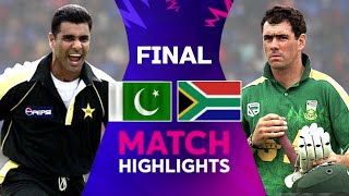 Waqar's Magic in The Final | Pakistan vs South Africa | Cronje's Last Stand | Match Highlights