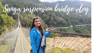 Sanga(Kailashnath Mahadev Statue) suspension bridge vlog