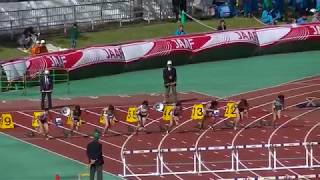 20181028北九州陸上カーニバル グランプリ女子100mH決勝