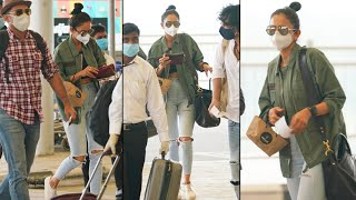 EXCLUSIVE VIDEO: Actress Rakul Preeth Singh Spotted At Hyderabad Airport | Daily Culture