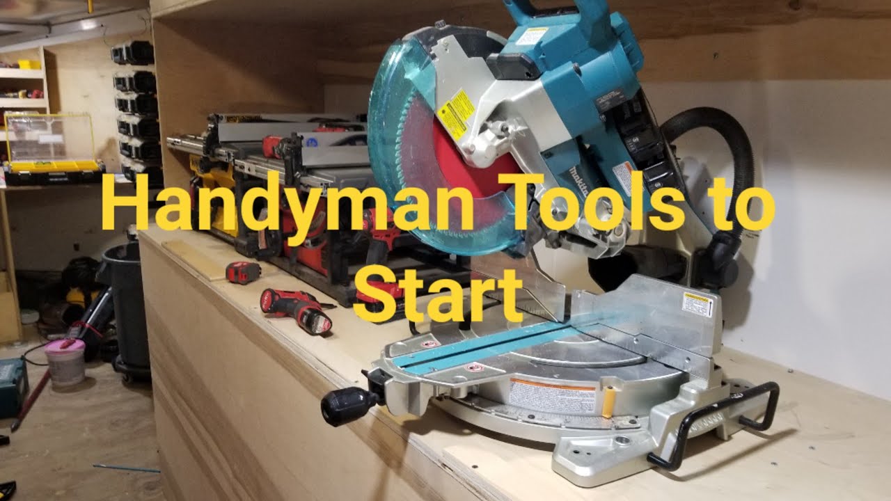 Handyman Tools To Start - YouTube